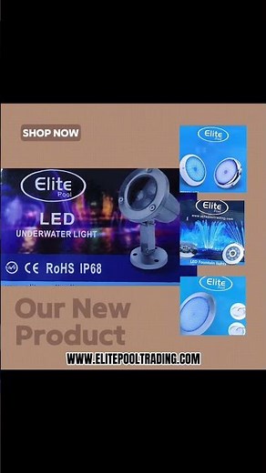 New Swimming Pool & Fountain Lights – Underwater IP68 Illuminate your pools and water features