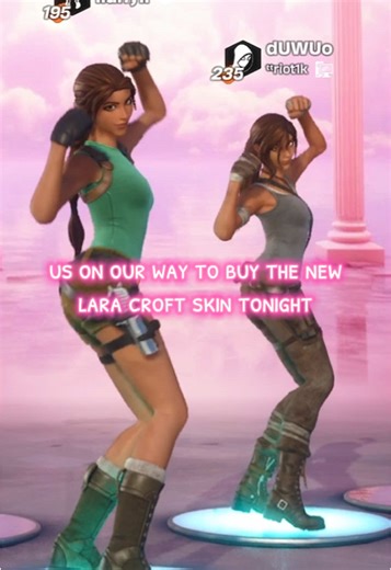 i need new lara rn . . . . tags: #fortnite #fortniteclips #fortniteskins #duo #laracroft #tombraider