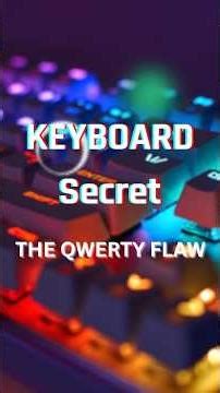 Why Your Keyboard Was Designed to Be SLOW #shorts #tech