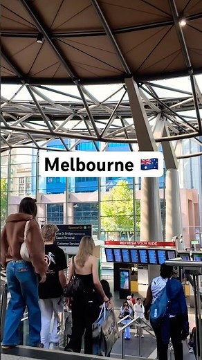 Melbourne, Southern Cross Station #walkingtour #virtualtour #trainstation #travelmelbourne