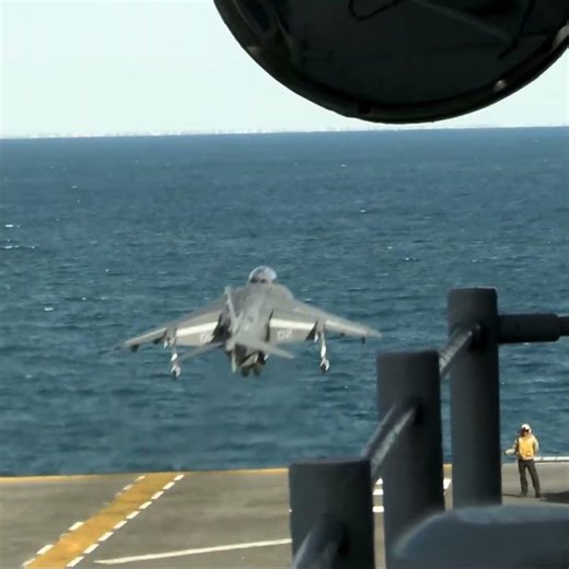 AV-8B Harrier Formation Flight From Carrier #military #shorts