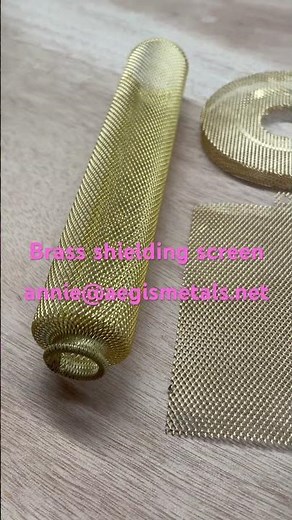 2x3mm diamond brass metal expanded mesh Emf shielding screen