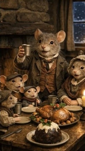 A Dickensian Christmas 🐭✨ “God Bless Us, Every One” | Cozy Mouse Short