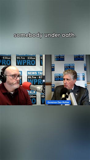 Governor Dan McKee was in studio with Matt Allen yesterday talking about the upcoming Washington Bridge Oversight hearing and the potential to put anyone under oath. Missed the show? Watch OR listen with the links below! 🎧 https://omny.fm/shows/the-matt-allen-show/gov-dan-mckee-washington-bridge-education-and-more 🖥️ https://youtu.be/dZ_CMkCvz3A | NewsTalk 99.7 & AM 630 WPRO