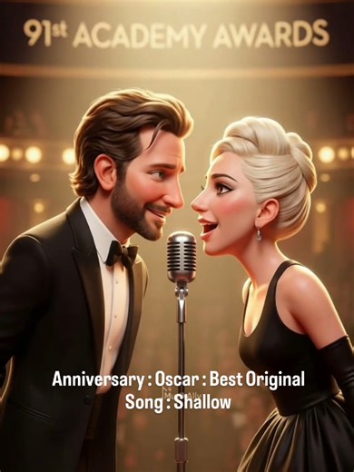 February 24, 2019. 🎬 Lady Gaga and Bradley Cooper sat down at that piano — and the entire world stopped scrolling. Shallow. Best Original Song. 91st Academy Awards. 🏆 Seven years later it STILL hits like the first time. 🌊🎵 Written by Lady Gaga, Mark Ronson, Anthony Rossomando and Andrew Wyatt — four people who changed what a movie song could be. We are NEVER getting out of the shallow and we don't want to. 🎤 Comment 🎵 if you still get chills. Comment 🎬 if you watched it live. #Shallow #AS