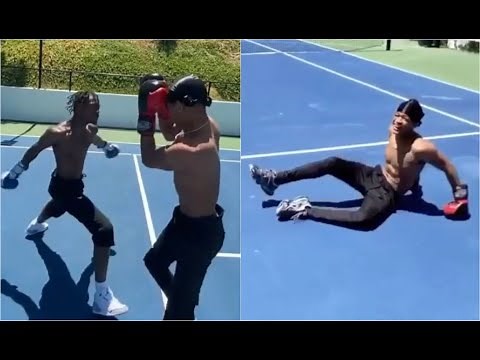 Lil Tjay Vs YK OSiris 🥊 YKO Gets Dropped 😂