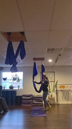 Eggroll Tutorial #aerialtutorial #aerialyoga #fyp | Egg Roll