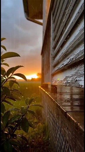 Fall Asleep FAST 😴 Gentle Rain at Side Yard View #Shorts #Insomnia #rain #sleep