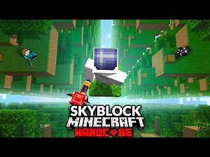 100 Players Simulate Minecraft's One Block Hunger Games!