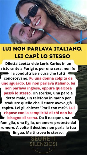 Diletta Leotta l’amore nato dopo una sola parola Segreti Silenziosi