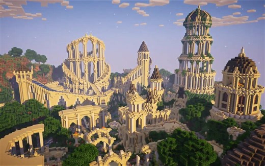 【MC 建筑坑 转】古遗迹-我的世界建筑延迟摄影展示/Antique Spawn