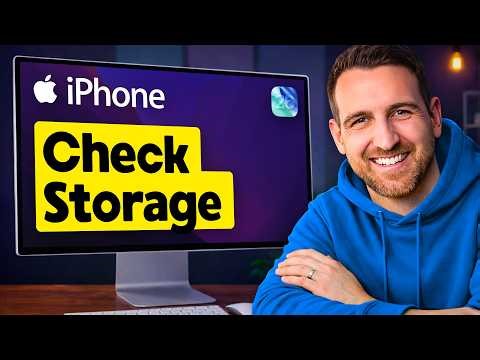 How to Check iPhone Storage (iOS 26)