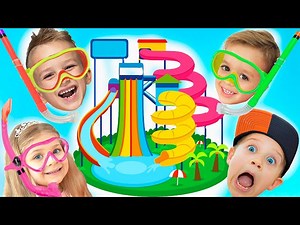 Vlad and Niki - Roma's Birthday Party at Waterpark - Videos For Kids