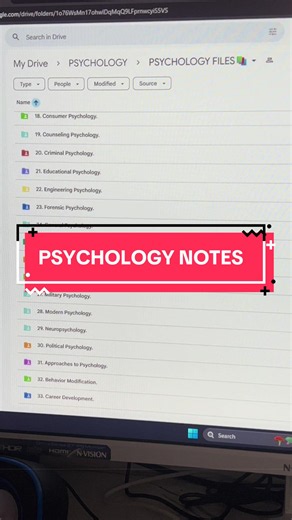 PSYCHOLOGY LEARNING MATERIALS #psychology #psychologystudent #college #studytok
