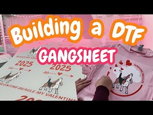 HOW TO Build and upload a DTF gang sheet #gangsheet #smallbusiness #ninjatransfers #shirts #dtf