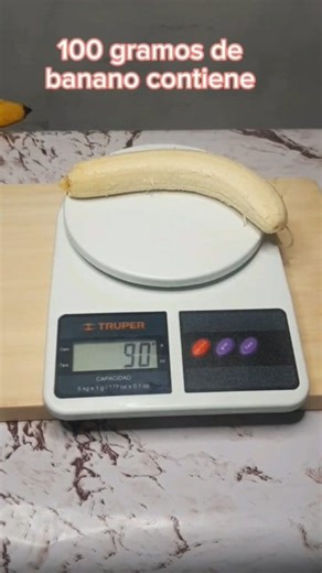 ¿Cuántas calorías tiene un plátano? #platano | Dieta de Nutriologo