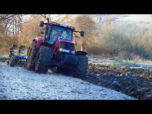 Winter plowing Case IH Puma 210 + Lemken Juwel 7-5