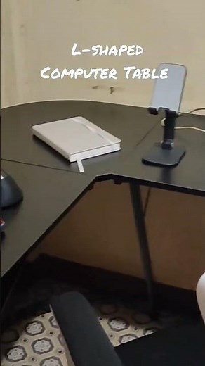 L-shaped Computer Table. #computertable #wfh #officetable