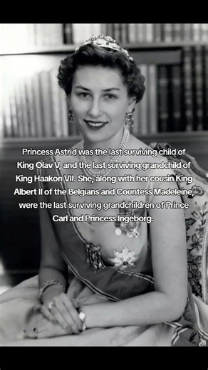 Princess Astrid is also a great-grandchild of the living King Edward VII and Queen Alexandra, along with Prince Edward, Duke of Kent, Princess Alexandra of Kent, Prince Michael of Kent, and Prince Richard, Duke of Gloucester. #princessastrid #norwayroyalfamily #princessastridofnorway #royaltyfamily #royalmemo