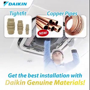 42 reactions · 46 shares | Do you want your air conditioner to last for a long time? With Daikin’s Genuine Installation Materials such as the Tightfit Gas Joint and the Copper Pipes, you can ensure that your units will be in perfect condition for many years to come! For any inquiries, you may message us here on Facebook or Contact your nearest Dealer through https://www.daikin.com.ph/dealers/ #DaikinPH #DaikinPerfectingTheAir #DaikinPhilippines | Daikin Philippines | Facebook