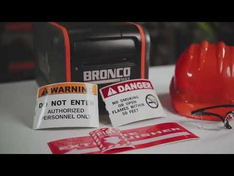 The DuraLabel Bronco Max Industrial Label Printer