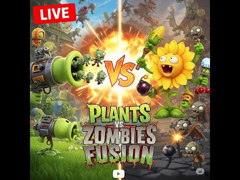 🌱 Plant vs Zombies LIVE Gameplay | Funny Zombie Battles & Strategy 🌻🧟 | Gaming Live Stream 2025