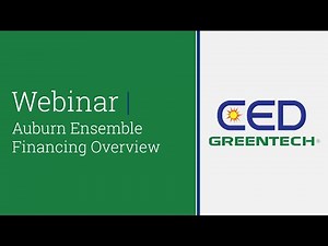 CED Greentech Auburn | Ensemble by CED Greentech Financing Overview