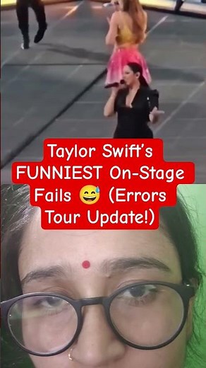 Taylor Swift’s FUNNIEST On-Stage Fails 😅 (Errors Tour Update!) 🎤