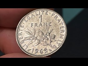 1969 France 1 Franc Coin • Values, Information, Mintage, History, and More