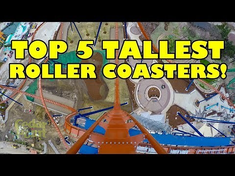 Top 5 Tallest Roller Coasters That Go Upside Down in the USA - Onride POV!