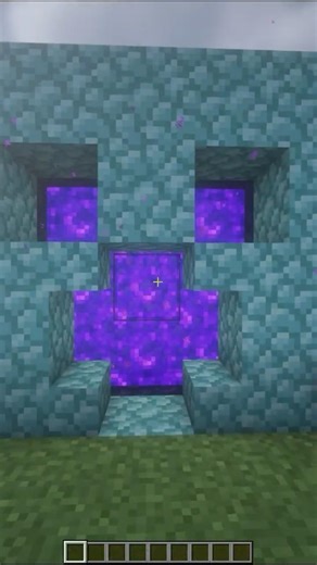 Minecraft Nether Portal but BETTER #minecraft #design #creative