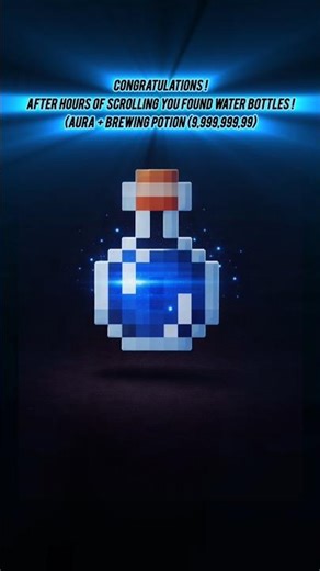 From water to magic…The first step of brewing 🧪💧 #minecraft #pixelarmy