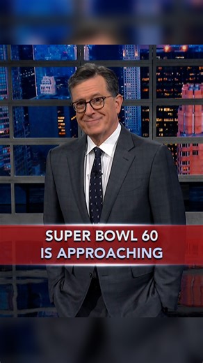 1.2M views · 37K reactions | We're just here for the commercials and Benito. #StephenColbert #SuperBowlLX #BadBunny | The Late Show with Stephen Colbert | Facebook