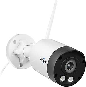 Hiseeu 8MP Wireless Security Camera, 5G/2.4G WiFi 4K Camera, Full Color Night Vision, Motion Detection, Two-Way Audio, IP66 Waterproof,Ideal for Home & Business, Work with WiFi Outdoor System