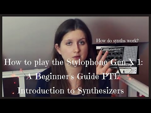 Beginner's guide to Stylophone Gen X-1/Intro to Synths PT1 | Mari Dangerfield
