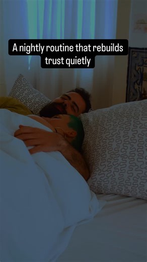 1.7K views · 255 reactions | The best repair happens in the smallest moments. Try this 5-minute trust-building ritual before sleep. It won’t fix everything overnight—but it creates safety, slowly. ❤️ Follow @couplescommunicate for more rituals that rebuild connection. | Couples Communicate | Facebook