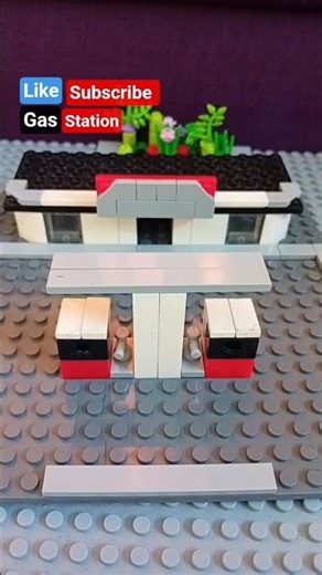 Lego Gas station ⛽️ build in 34 sec #shorts #shortsfeed