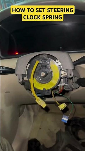 How to set steering clock spring #shorts #shortvideo