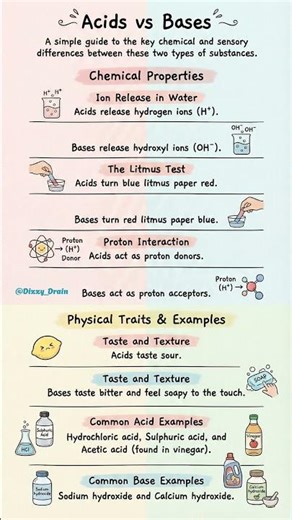 👉 “This simple TRICK will clear acids and bases forever!” 😲 Acids & Bases 🚫NEVER confuse u again!
