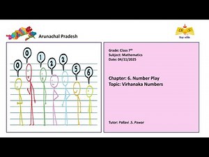 (07th Maths AR)Virhanaka Numbers/विरहनाका संख्याएँ