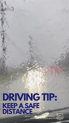 4K views | #BCoPD Driving tip: When it’s raining, keep a safe distance from other vehicles. Unexpected splashes from passing cars can reduce visibility and increase the risk of an accident. MDOTNews Maryland State Highway Administration | Baltimore County Police Department | Facebook