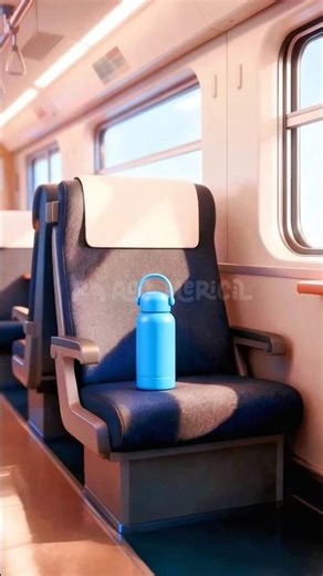 Acil Nemu Tumbler Biru Dalam Kereta Api #shorts #ai