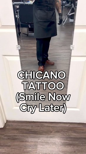 A Classic Chicano Tattoo Design 🎭 #Reels #Chicano #TattooArtist #Tattoo #Viral #ViralReels #Trending #TattooShop #TattooDesign | Herchell L Carrasco