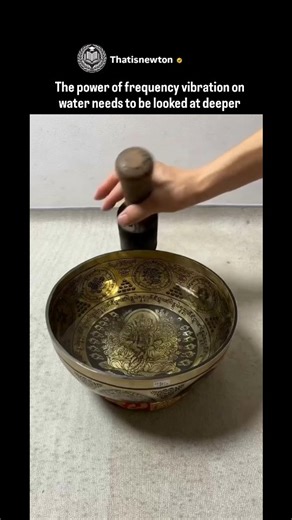 249 reactions · 30 shares | The power of frequency vibration on water needs to be looked at deeper Follow @thatisnewton_ ,All credits to respective creators/owners. DM for credits/removal #frequency #vibration #water | Thatis Newton | Facebook