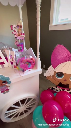 LOL SURPRISE 5th BIRTHDAY PARTY setup: moore than bounce houses!! #party #birthdaygirl #5thbirthday #loldoll #loldollsurprise #pink #customfavors #custompartydecor #fypシ #balloondecor #LOL #lolsurprise #lolsurprisedolls #birthdaygirl #birthdayparty