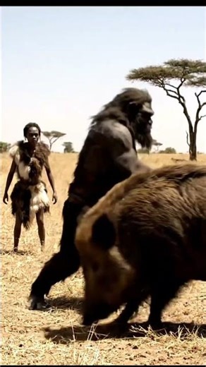 Early human life #earlyhumans #prehistoriclife #prehistorichumans #animation #shorts