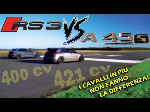 Audi RS3 vs. Mercedes A45 S AMG | Two little bombs face off