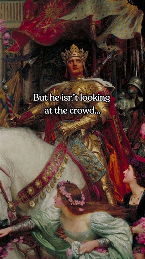 The Two Crowns: Earthly Power vs Eternal Truth — Sir Frank Dicksee #art #history