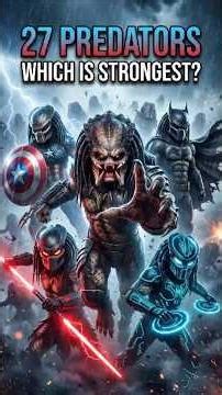 27 Predator Versions 🔥 Which Is Strongest? #shorts #predator #multiverse