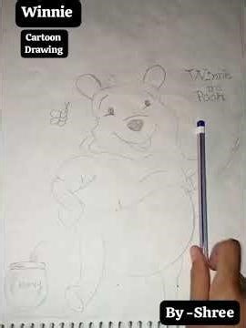 ##Cute 🤩Winnie Cartoon Drawing ##